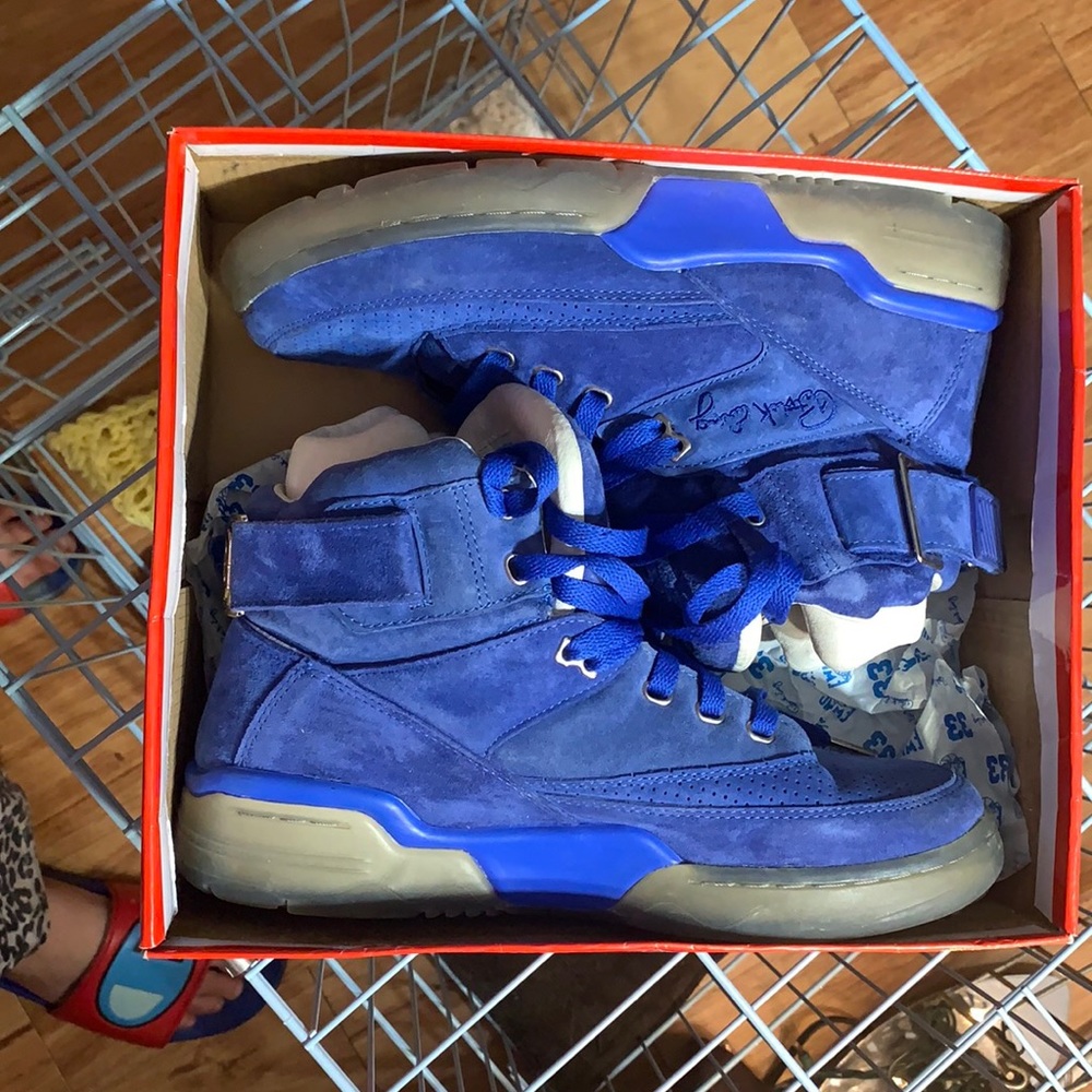 Blue Sude Patrick Ewing 9.5 Men’s Shoes